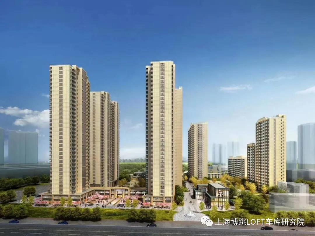 酒泉采用了LOFT车库武汉当代集团春风十里项目现已结构封顶！